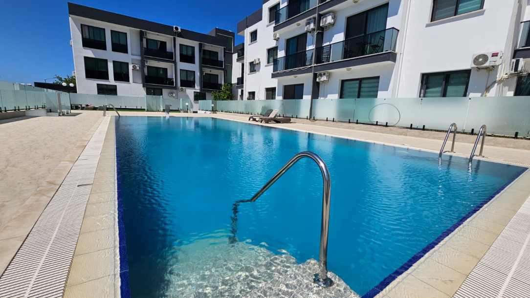 GİRNE/ALSANCAK SATILIK 2+1 BAHÇELİ DAİRE | HAVUZLU SİTE-1