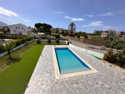 GİRNE/ALSANCAK'TA MERİT HOTELLERE YAKIN KONUMDA SATILIK 6+2 ÖZEL HAVUZLU VİLLA-4