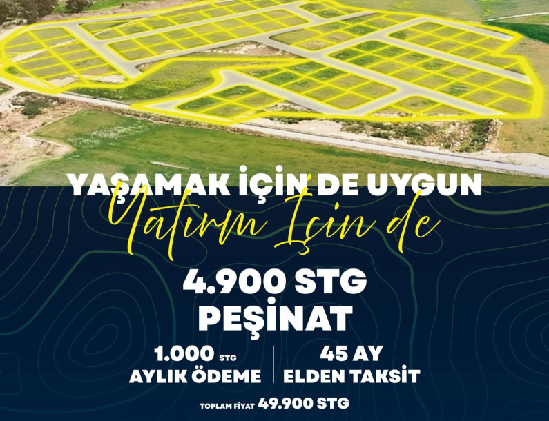 GAZİMAĞUSA/ASLANKÖY DE SATILIK ARSA-1