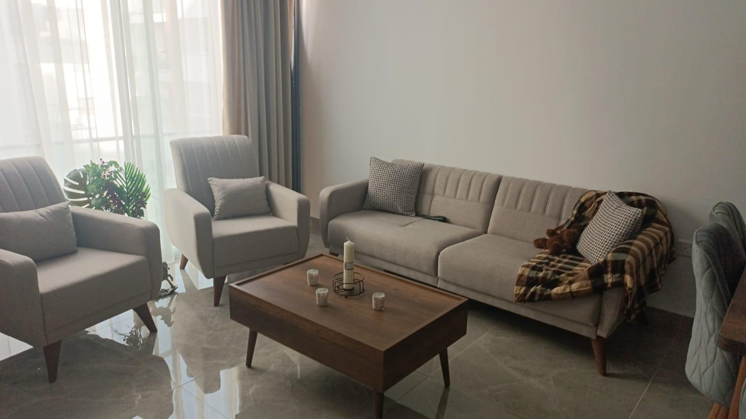 GİRNE MERKEZ | DENİZ MANZARALI SATILIK 1+1 DAİRE (KAŞGAR REZİDANS)-1