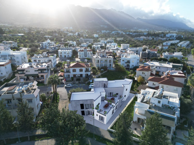 GİRNE/ZEYTİNLİK'TE SATILIK 5 ADET 2+1 DAİRE PROJELİ ARAZİ-4