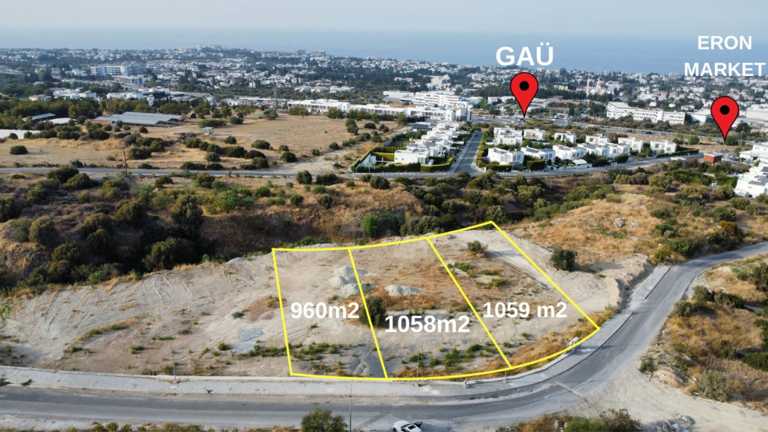 GİRNE/EDREMİT ERON MARKET ARASIDA SATILIK 3 PARSEL ARSA-1