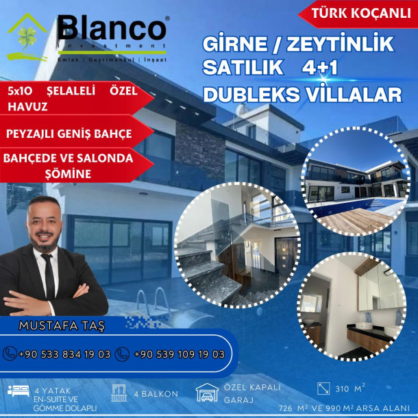 GİRNE/EDREMİT'TE SATILIK 4+1 ULTRALÜKS VİLLA-2