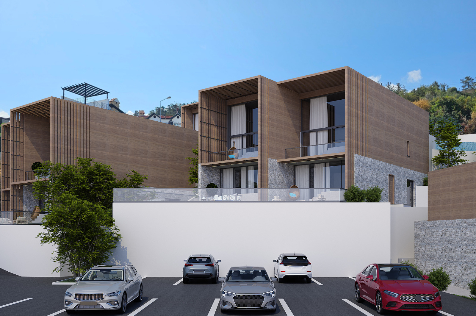 GİRNE/ESENTEPE'DE PROJE AŞAMASINDA SATILIK VİLLALAR-3
