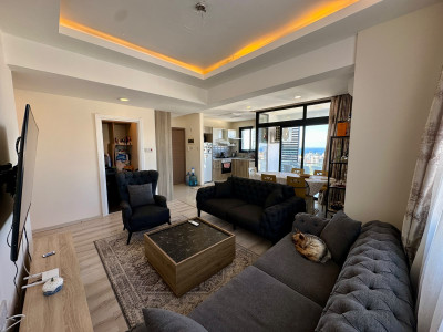 GİRNE MERKEZ (YUKARI GİRNE) SATILIK 2+1 DAİRE | FULL DENİZ & DAĞ MANZARALI | GENİŞ TERAS-2
