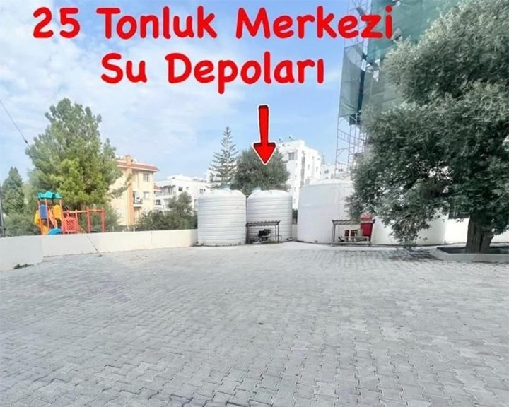 GİRNE MERKEZ – OLİVE PARK SİTESİ SATILIK TİCARİ İZİNLİ 2+1 DAİRE-18