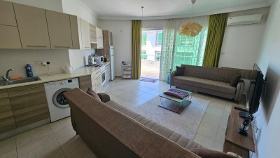 GİRNE/KARAOĞLANOĞLU'NDA SATILIK 1+1 EŞYALI DAİRE-3