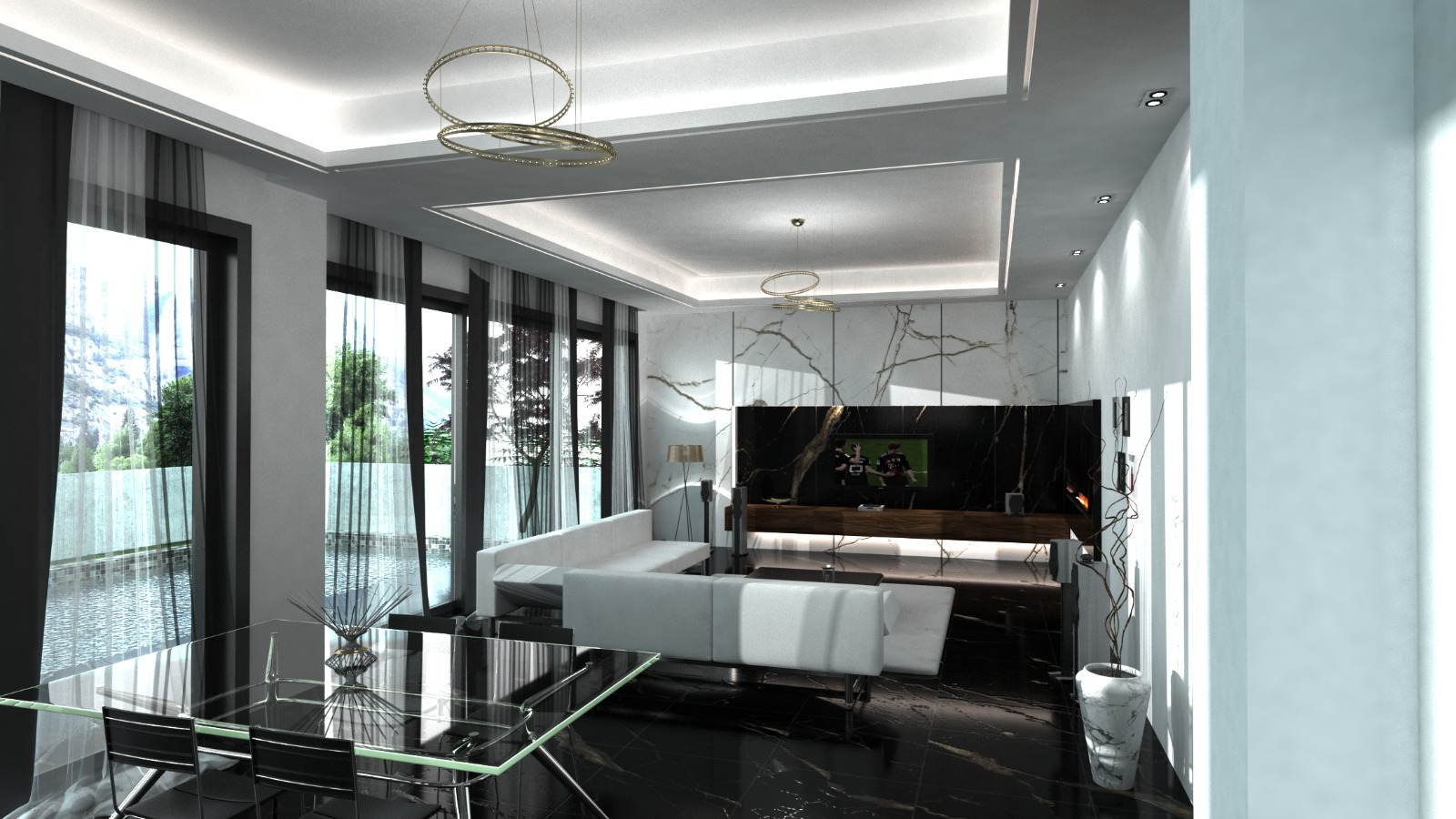 İskele/Boğaz'da Proje Aşamasında Satılık Penthouse, Daire ve Villalar-3