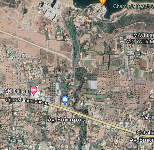 GİRNE/ÇATALKÖY'DE SATILIK TİCARİ İZİNLİ ARSA-1