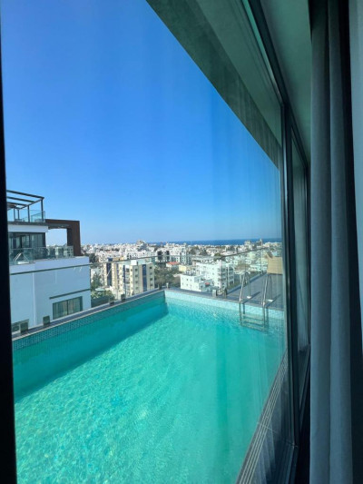 GİRNE MERKEZDE SATILIK 4+1 EŞYALI PENTHOUSE-2