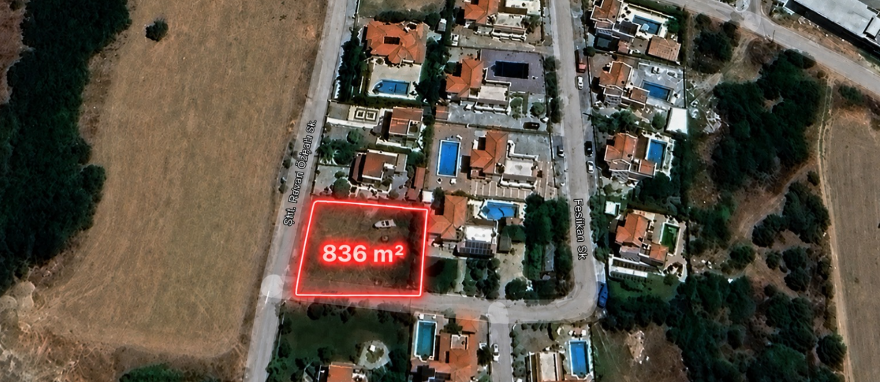 GİRNE / LAPTA/TINAZTEPE'DE TÜRK KOÇANLI SATILIK ARSA-1
