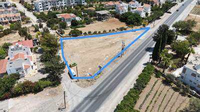 GİRNE/LAPTA ANA YOL ÜZERİ TİCARİ İZİNLİ SATILIK ARSA-5