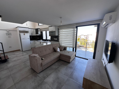 GİRNE / ALSANCAK – ATAKARA BÖLGESİNDE KİRALIK LOFT DAİRE