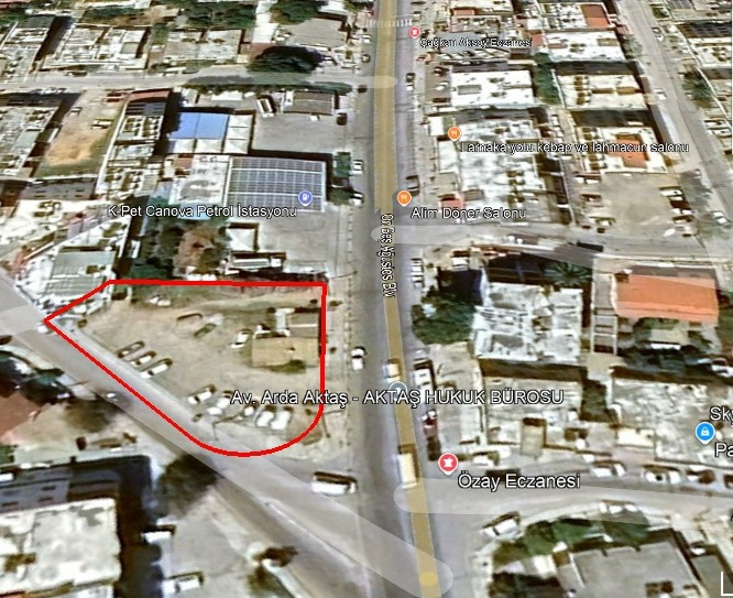 GAZİMAĞUSA /MARAŞ BÖLGESİ LARNAKA YOLU ÜZERİ TİCARİ İZİNLİ SATILIK ARSA-2