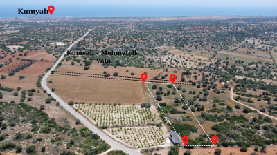 İSKELE/MEHMETÇİK'TE(KUMYALI SAHİLE 4 KM) SATILIK ARSA