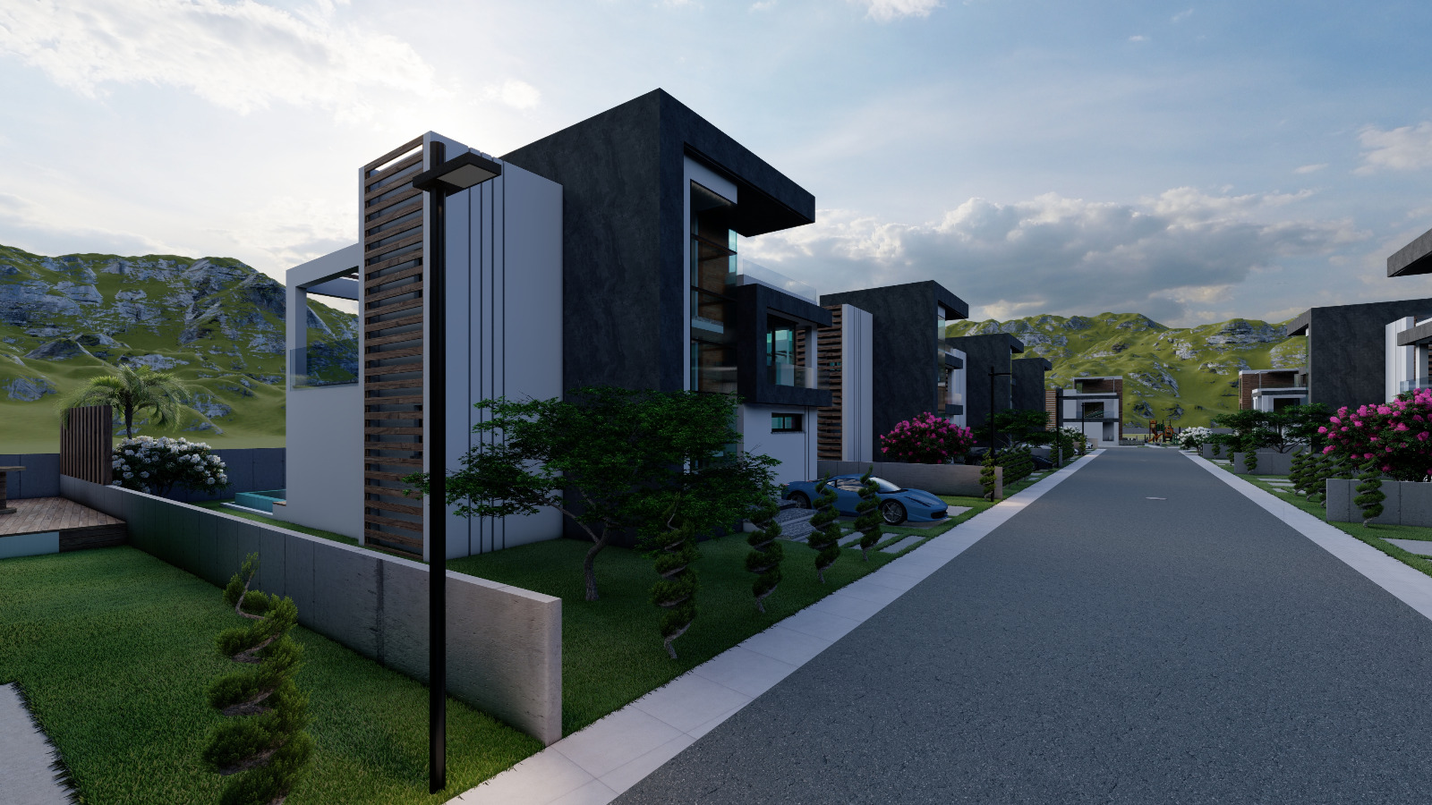 İskele/Boğaz'da Proje Aşamasında Satılık Penthouse, Daire ve Villalar-1