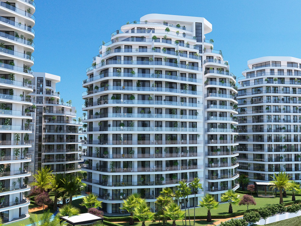GÜZELYURT/GAZİVEREN'DE SATILIK MUHTEŞEM RESİDENCE PROJESİ-2